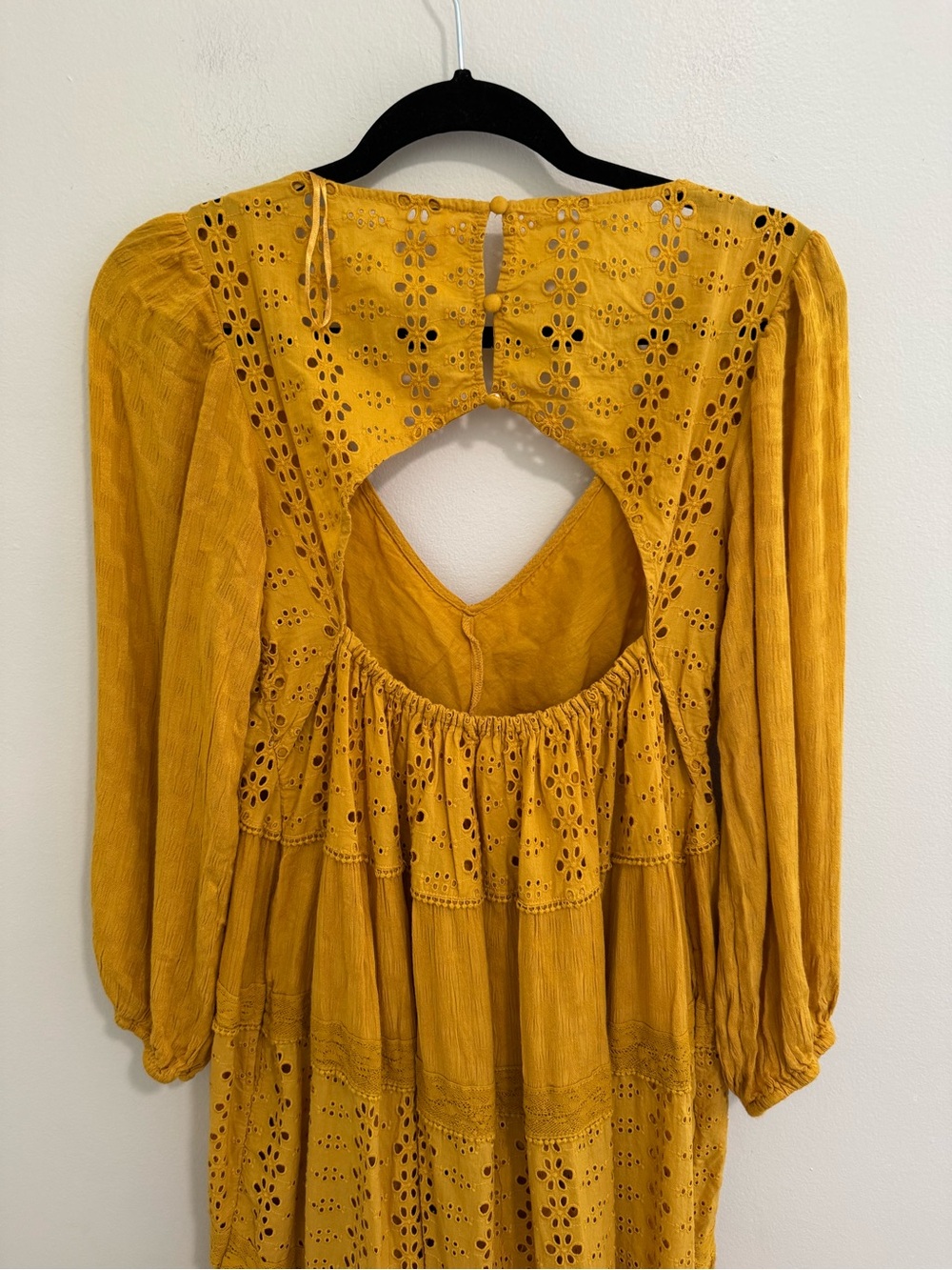 Free People Tiered Marigold Maxi Dress - Picture 6 of 8